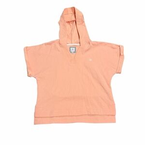 Element Hum Along Peach Short Sleeve Hoodie - NWT - Size L